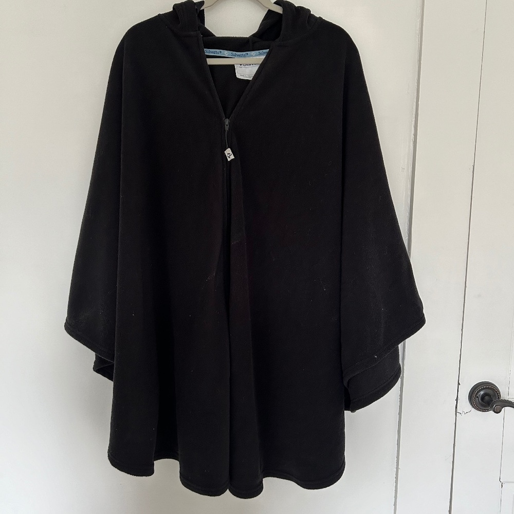 Silverts black wheelchair cape